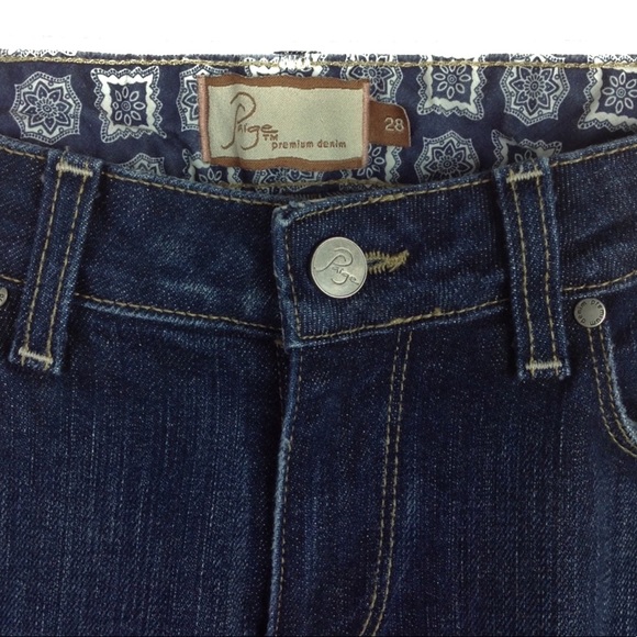 Paige Wide Leg Flare Robertson Jeans Sz 28 - Picture 5 of 8